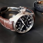 Alligator strap with Integrated fit for IWC Big Pilot