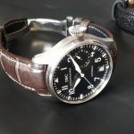 Alligator strap with Integrated fit for IWC Big Pilot