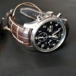 Alligator strap with Integrated fit for IWC Pilot Chronograph