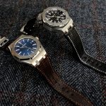 Custom Watch Straps for Audemars Piguet Royal Oak 15400 Blue and Diver: Tobacco and Racing Black Teju Lizard