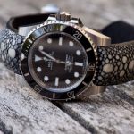 Rolex Submariner on Rowstone Stingray Watch strap: