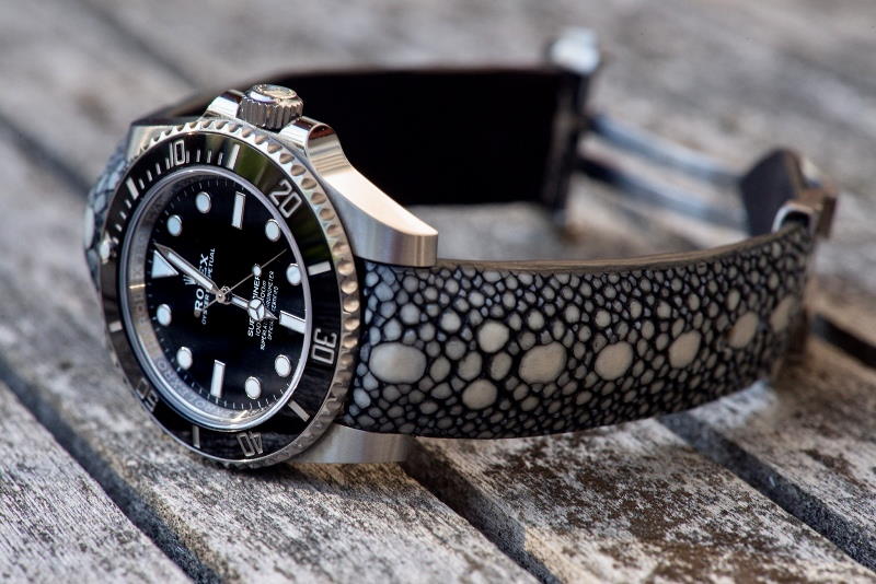 Rolex Submariner on Rowstone Stingray
