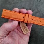Lambo Orange Alcantara™ watch strap
