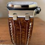 Audemars Piguet Safari on custom Vintage Dakar Teju Lizard watch strap1
