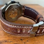 Audemars Piguet Safari on custom Vintage Dakar Teju Lizard watch strap1