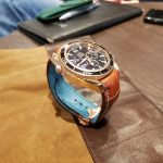 Lar's Gold Planet Ocean Chronograph on Vintage Cognac Alligator