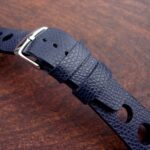 Manaco Blue Cross-hatch Grain Rally Strap
