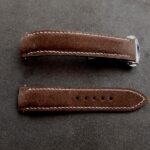 Mushroom Suede leather strap for Speedmaster