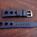 Manaco Blue Cross-hatch Grain Rally Strap