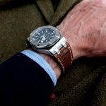 Custom Watch strap for Audemars Piguet Diver - Vintage Dakar Teju Lizard
