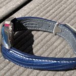 Baltic Blue SuperMatte Teju Lizard Strap for Grand Seiko Snowflake