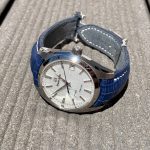 Baltic Blue SuperMatte Teju Lizard Strap for Grand Seiko Snowflake
