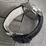 Black Ostrich Leg Strap for Blancpain Fifty Fathoms