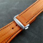 Orange SuperMatte Teju Lizard for Omega Planet Ocean