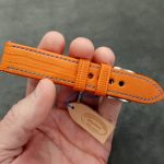 Orange SuperMatte Teju Lizard for Grand Seiko SBGV 245