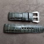 Grigio-Verde Alligator strap for Panerai