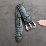 Grigio-Verde Alligator strap for Panerai