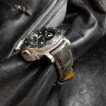 Grigio-Verde Alligator strap on PAM243