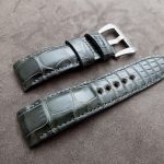 Grigio-Verde Alligator strap for Panerai