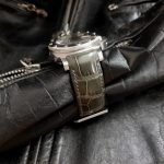 Grigio-Verde Alligator strap on PAM243
