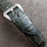 Grigio-Verde Alligator strap for Panerai