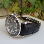 Racing Black Alligator for Rolex Sea-Dweller