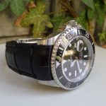 Racing Black Alligator for Rolex Sea-Dweller