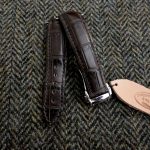 Custom Straps made from Chocolate Noir Alligator