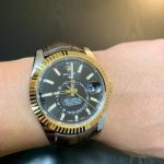 Custom Straps made from Chocolate Noir Alligator