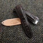 Custom Straps made from Chocolate Noir Alligator
