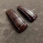 Custom Straps made from Chocolate Noir Alligator