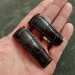 Custom Straps made from Chocolate Noir Alligator
