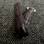 Custom Straps made from Chocolate Noir Alligator