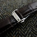 Custom Straps made from Chocolate Noir Alligator