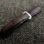 Custom Straps made from Chocolate Noir Alligator