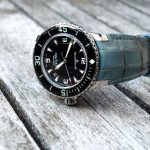 Custom Alligator Strap for Blancpain Fifty Fathoms