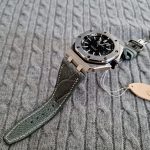 Audemars Piguet Diver on custom Commando Grey Ostrich Leg watch strap