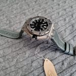 Audemars Piguet Diver on custom Commando Grey Ostrich Leg watch strap