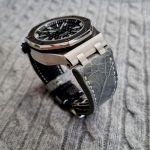 Audemars Piguet Diver on custom Commando Grey Ostrich Leg watch strap