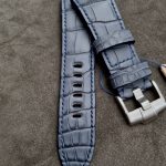 Destroyer Grey Alligator custom watch strap for 44mm Audemars Piguet Royal Oak Offshore