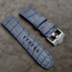 Destroyer Grey Alligator custom watch strap for 44mm Audemars Piguet Royal Oak Offshore