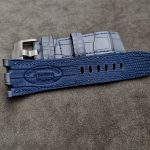 Baltic Blue SuperMatte Teju Lizard lining