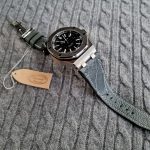 Audemars Piguet Diver on custom Commando Grey Ostrich Leg watch strap
