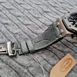 Audemars Piguet Diver on custom Commando Grey Ostrich Leg watch strap
