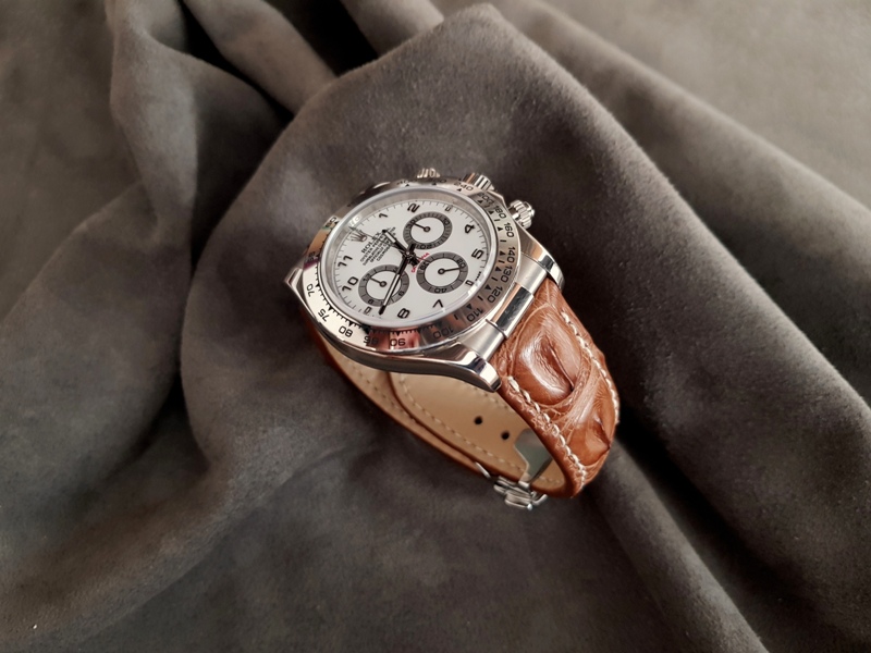 Hornback Alligator strap for immediate purchase