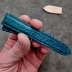 Blue-Green Sharkskin strap for Baume & Mercier watch
