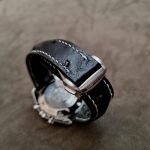 Black Ostrich Strap for Omega Speedmaster:
