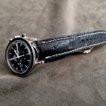 Black Ostrich Strap for Omega Speedmaster: