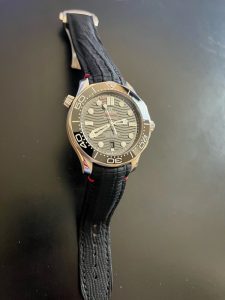SuperMatte Teju Lizard Strap for Omega Seamaster