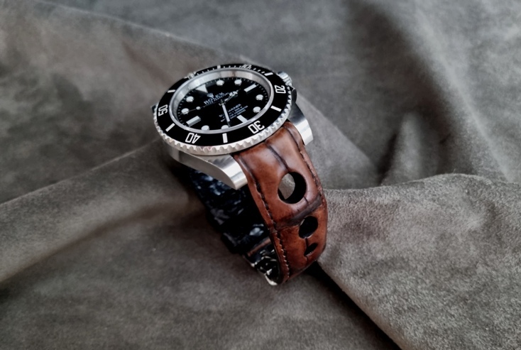 Antique Chestnut Alligator Immediate Purchase